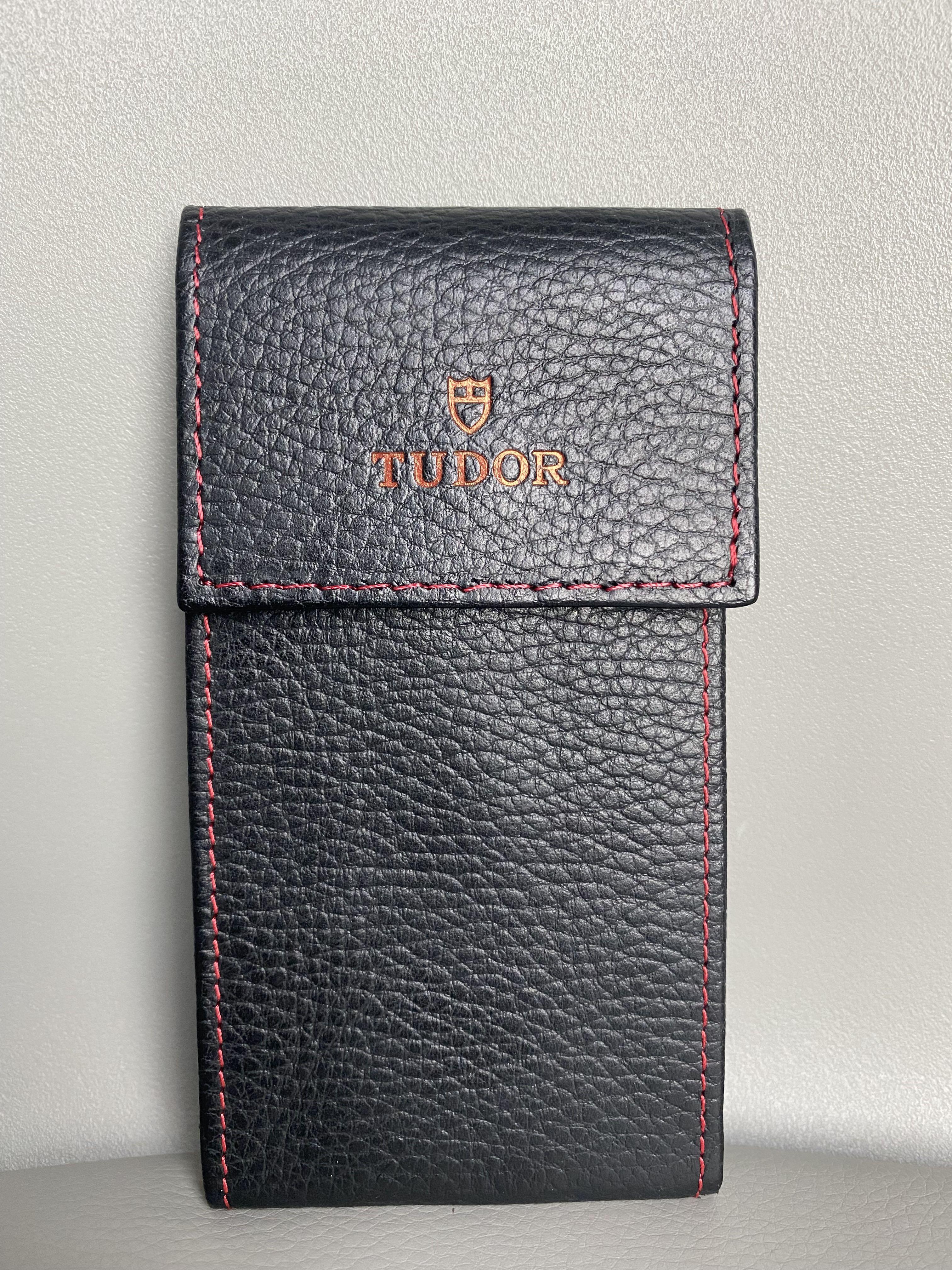 100 ORIGINAL TUDOR LEATHER TRAVEL WATCH POUCH