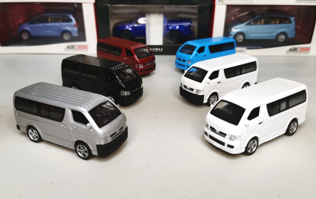Toy top car van