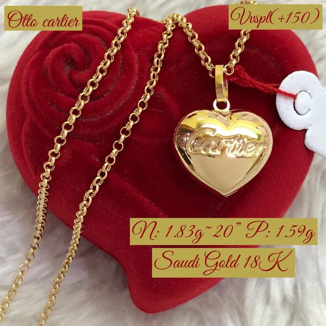 Cartier necklace heart Clearance