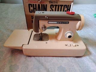 70's vintage Sew Ette  mini electric sewing machine