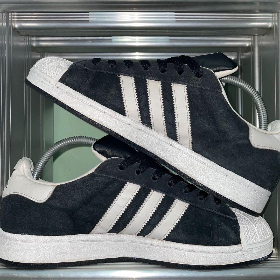 Adidas superstar outlet 2 black suede