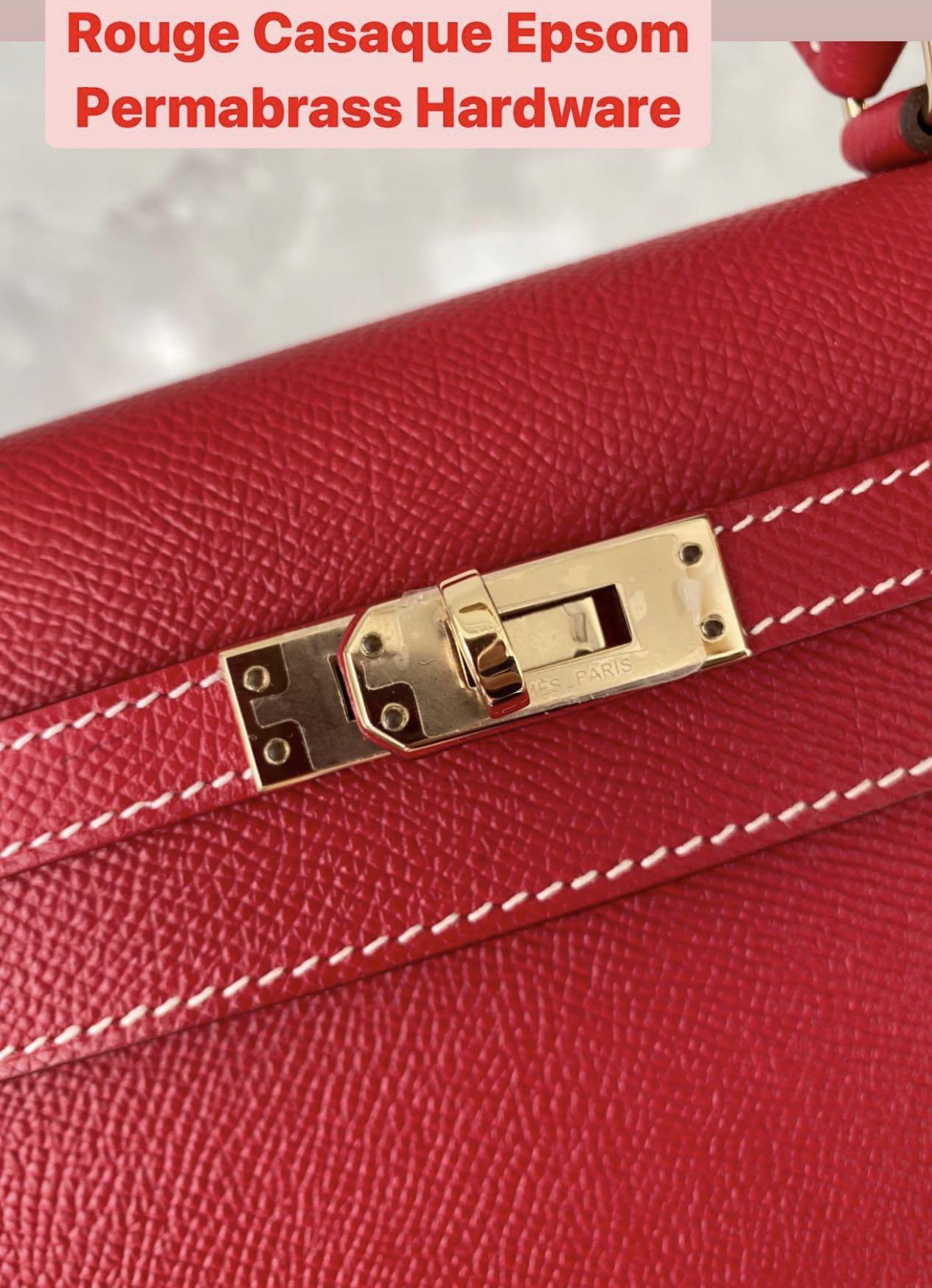 🆕 AUTHENTIC HERMES KELLY 25 ROUGE CASAQUE CANDY, Women's Fashion, Bags &  Wallets, Purses & Pouches on Carousell