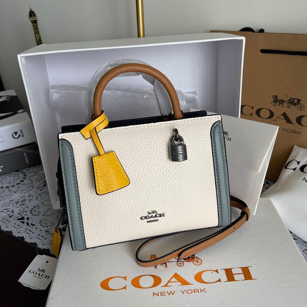 Coach Handbag Micro Zoe Crossbody In Color Block With Dust Bag & Sling bag  No 3 (J1304) - KDB Deals