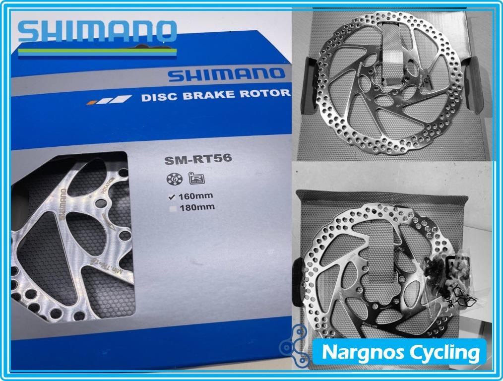 New Shimano SM RT56 RT-56 Brake Rotor Disc 6-Bolt Pair set 2pcs 160mm