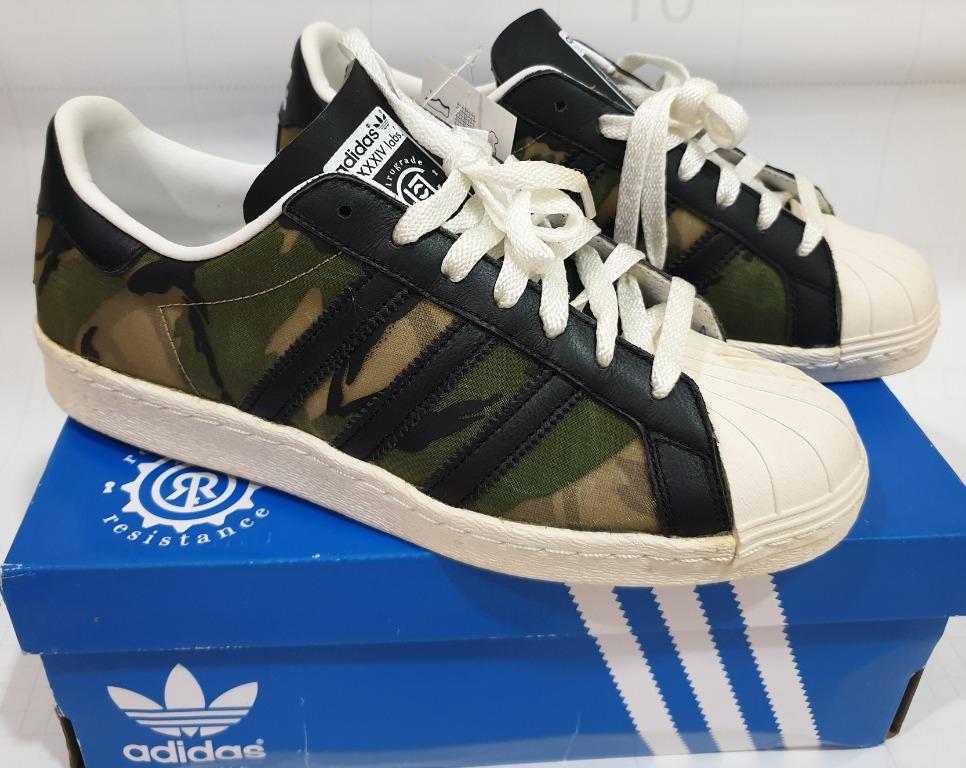 Clot x adidas superstar 80s 84-lab camo store