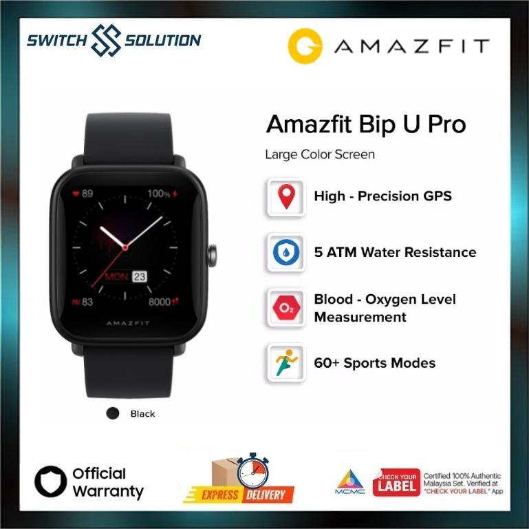 Amazfit Bip U (Black) – Prima Wearables