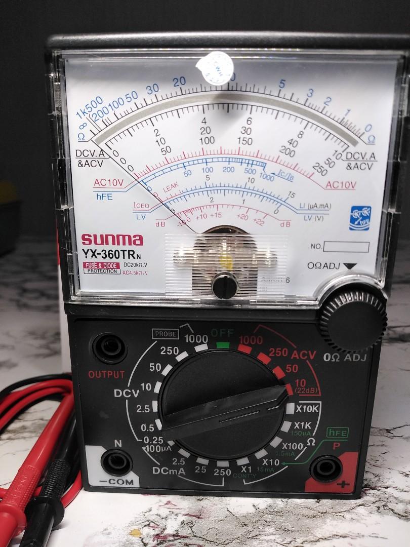 Analog multi meter tester (Category: Construction Tools & Equipment) located in Quezon City. Submitted by smithwarren46 (Listing ID 1115104068, Image 1). Description: #analogtester P300 Brandnew Analog multi meter tester with rod. For testing continuity, DCV, ACV, Transistor, Diode. With manual. Battery not included. Pick up lagro Q.c or via delivery service rider po. More item for sale.. like or follow my page #BSAonlinestore https://www.faceboo