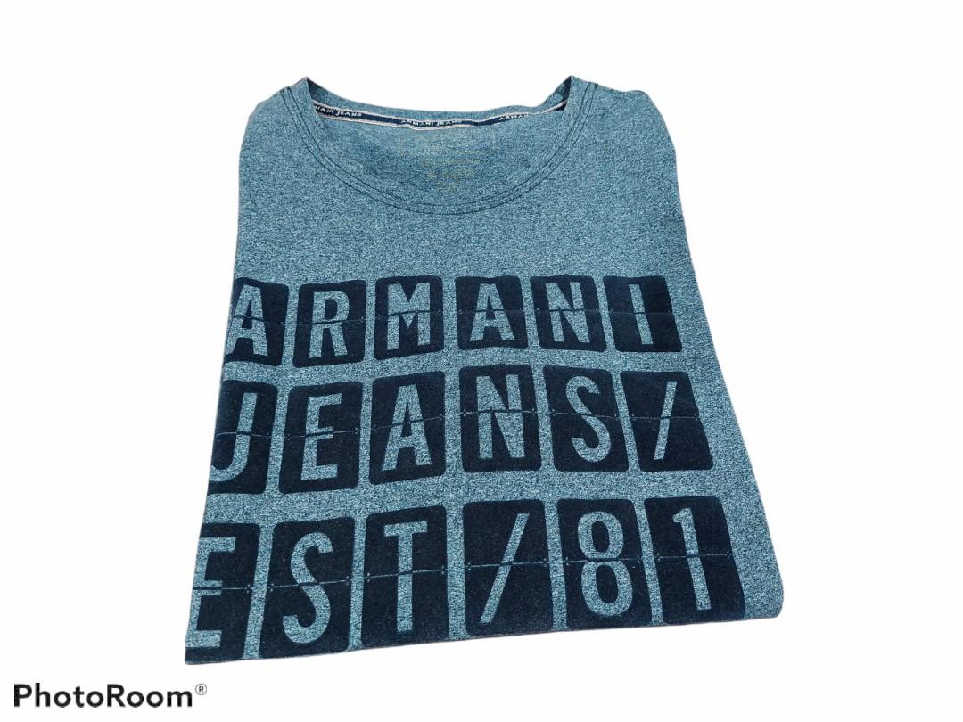 ARMANI JEANS T SHIRT Men s Fashion Tops Sets Tshirts Polo
