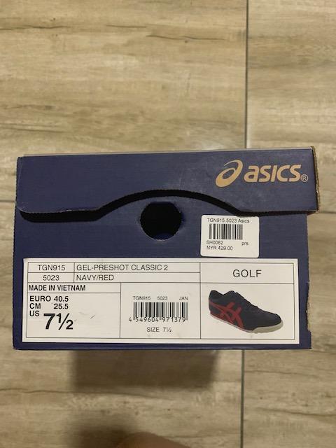 Asic golf discount shoes for sale