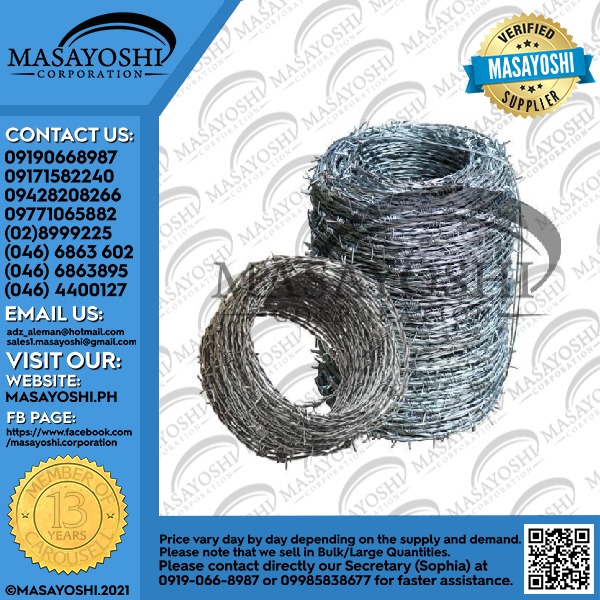 Barbed Wire Gauge 12 Barbed Wire Barb Wire Bob Wire Fencing