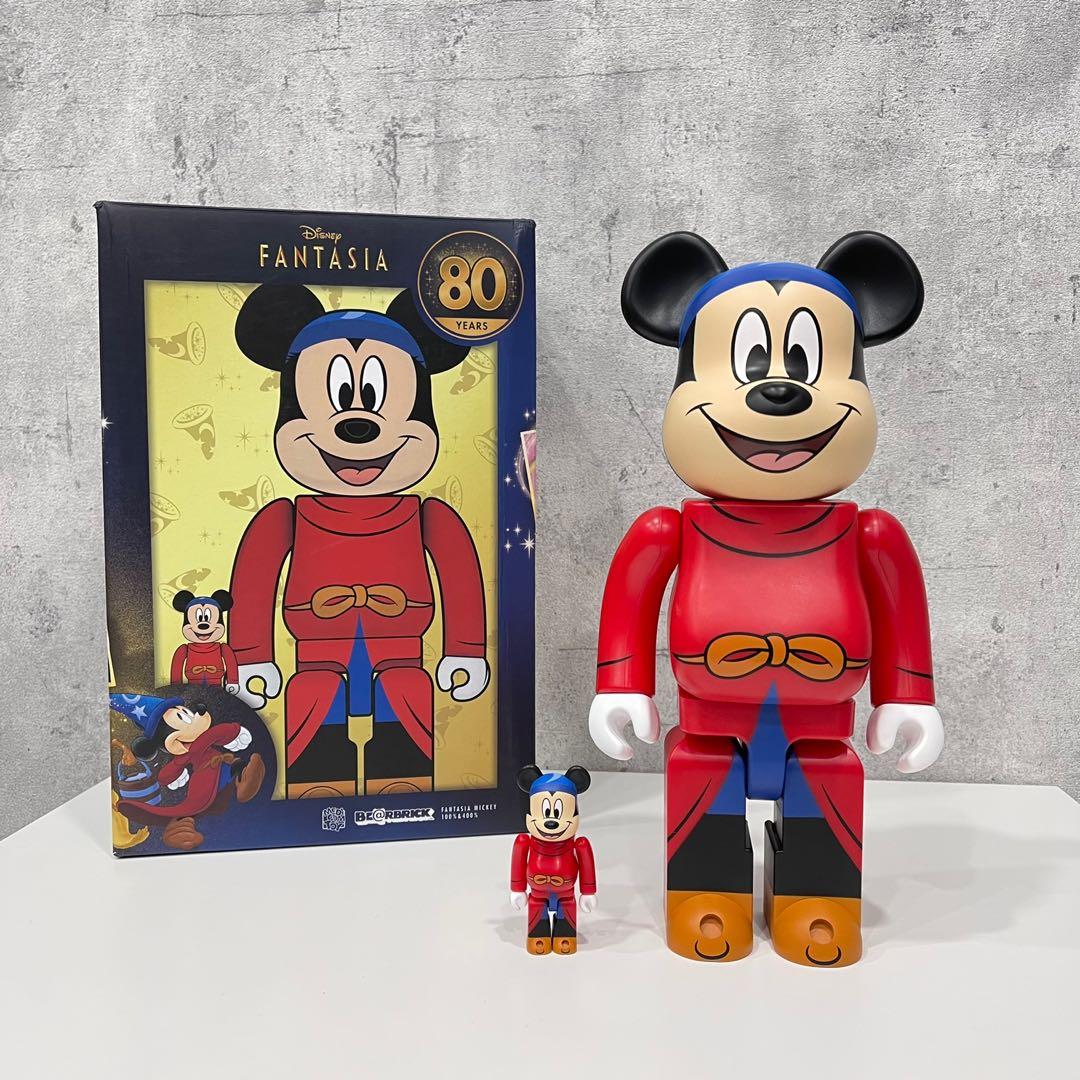 Bearbrick Disney Fantasia Mickey 400 100 魔法米奇 全新未开封 Toys Games Other Toys On Carousell