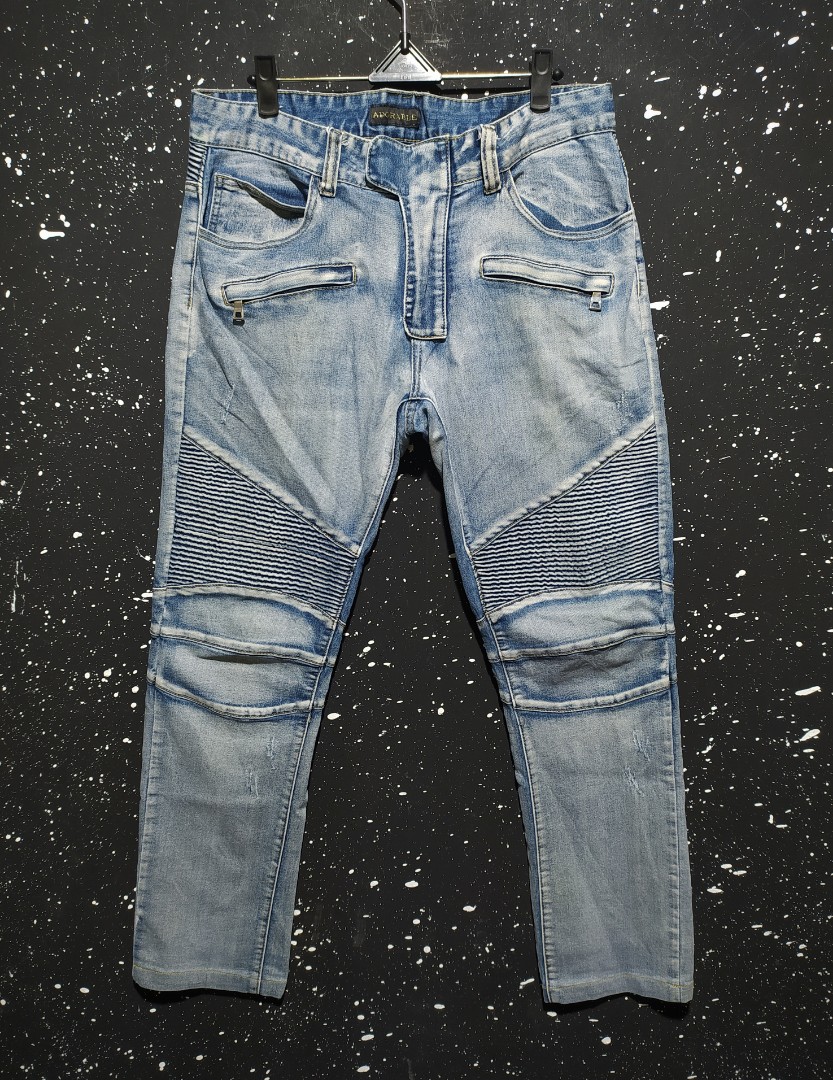 Adorable biker jeans 2025