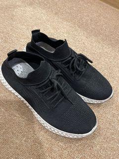 Black sneakers
