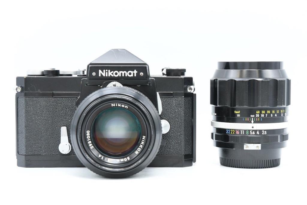 希少 美品 Nikon Nikomat FT NIKKOR-S50mm F1.4 BMC] Nikon Nikomat FTN Black + Pre Ai New Nikkor 50mm F1.4 + Pre