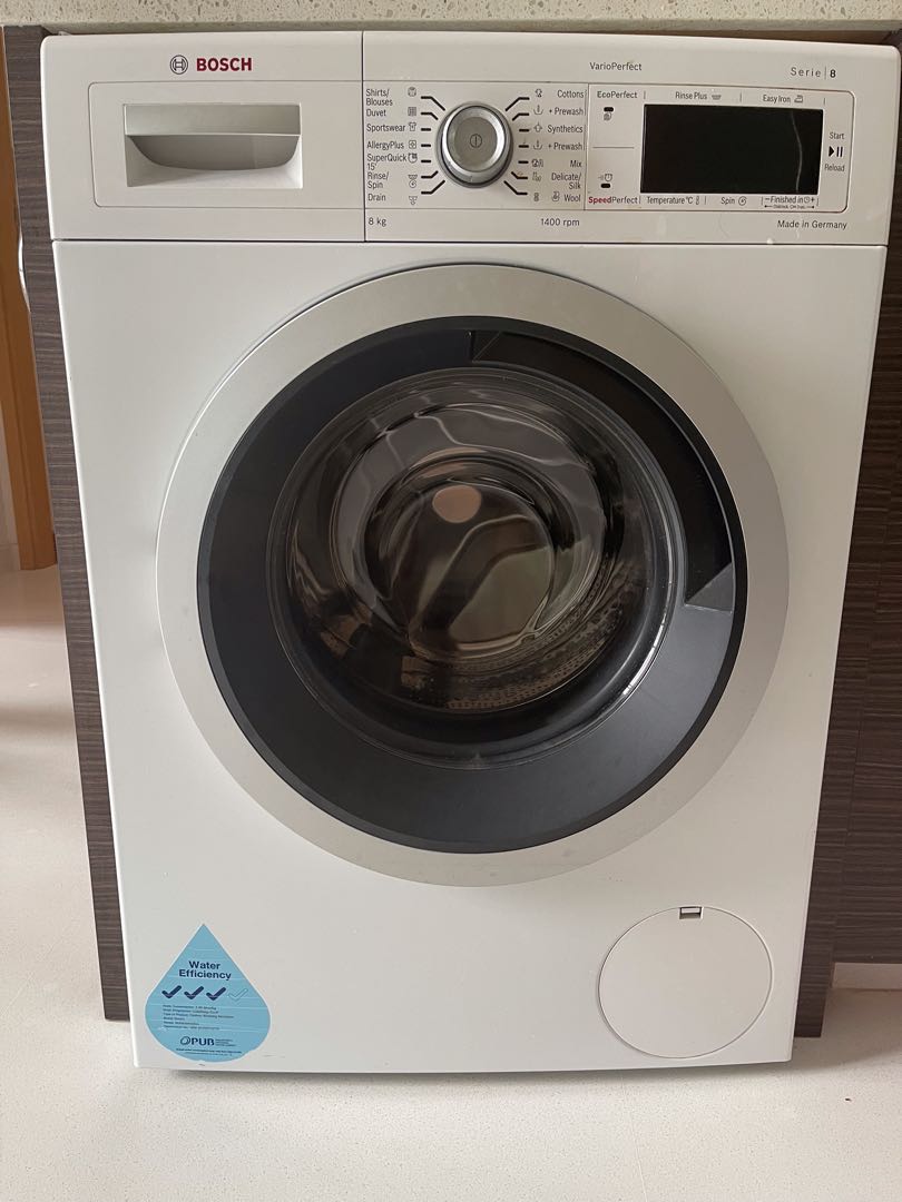 Bosch washing machine series 8, TV & Home Appliances, Washing Machines