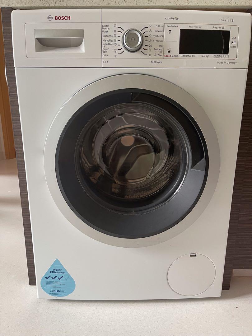 Bosch washing machine series 8, TV & Home Appliances, Washing Machines