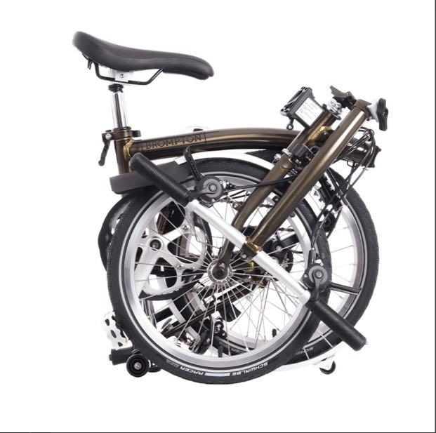 Brompton Brompton S6R Folding Bike 2021 in Black Lacquer, Sports