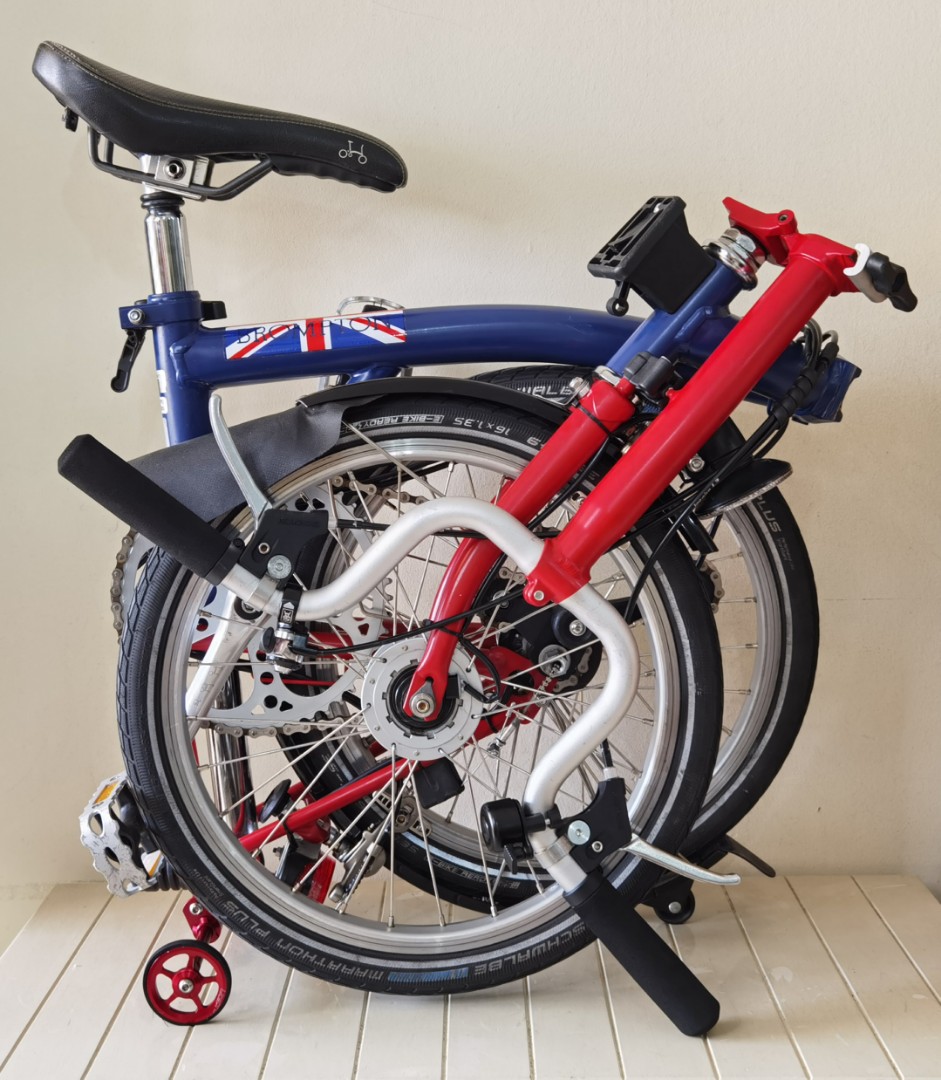 Rare Brompton M3L Blue Red