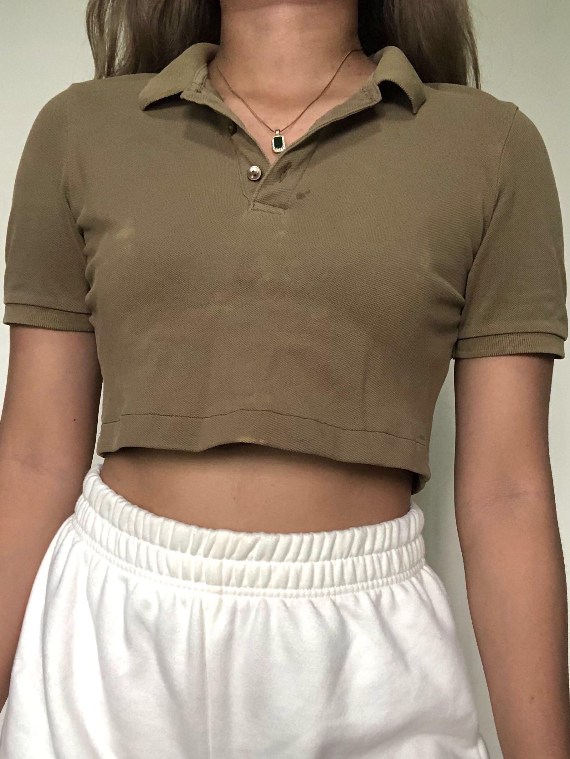 Cropped polo discount shirt outfit