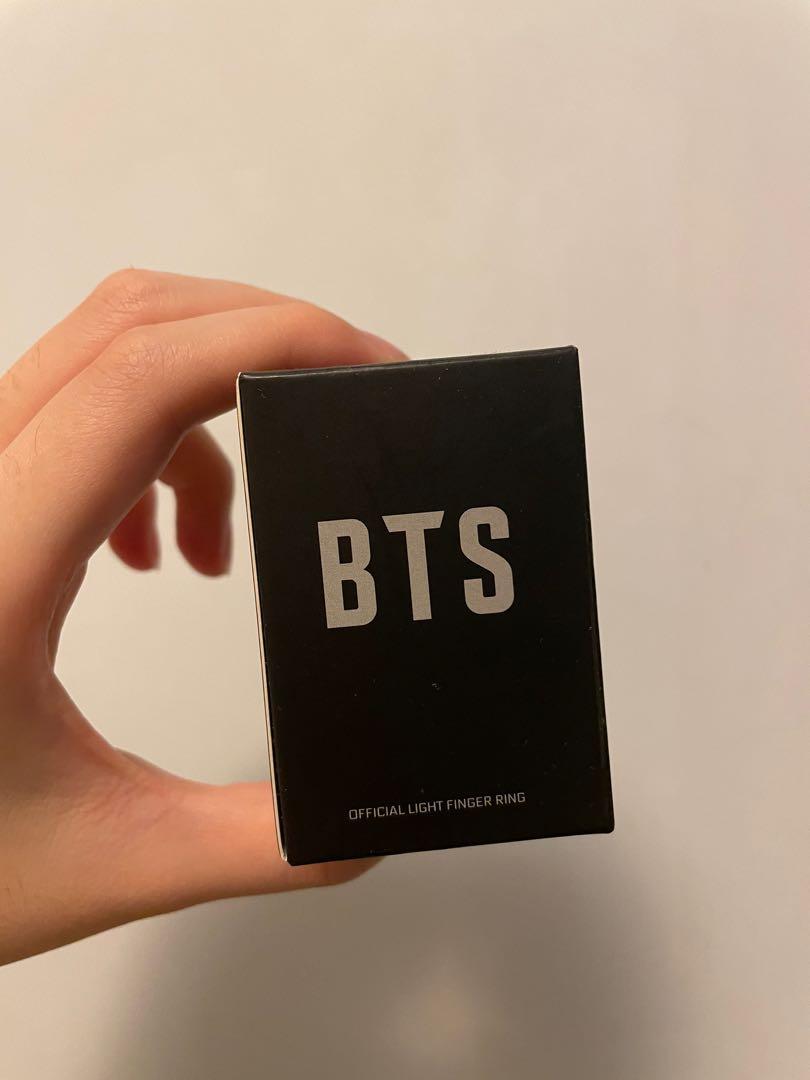 Official light new arrivals finger ring bts