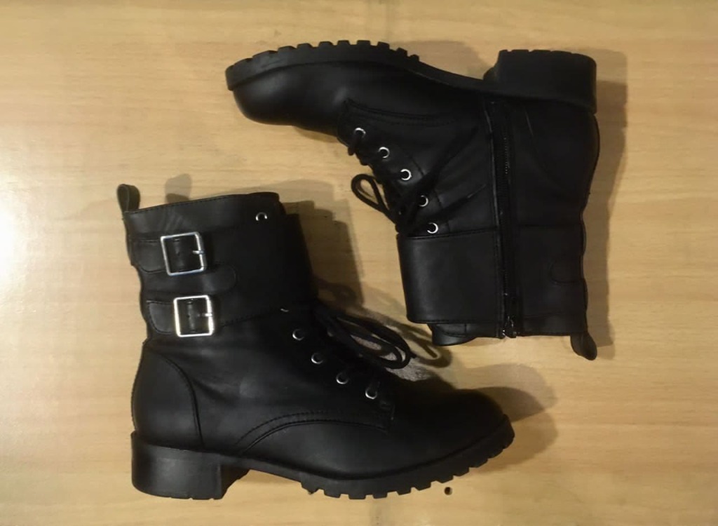 Black combat boots forever 21 new arrivals