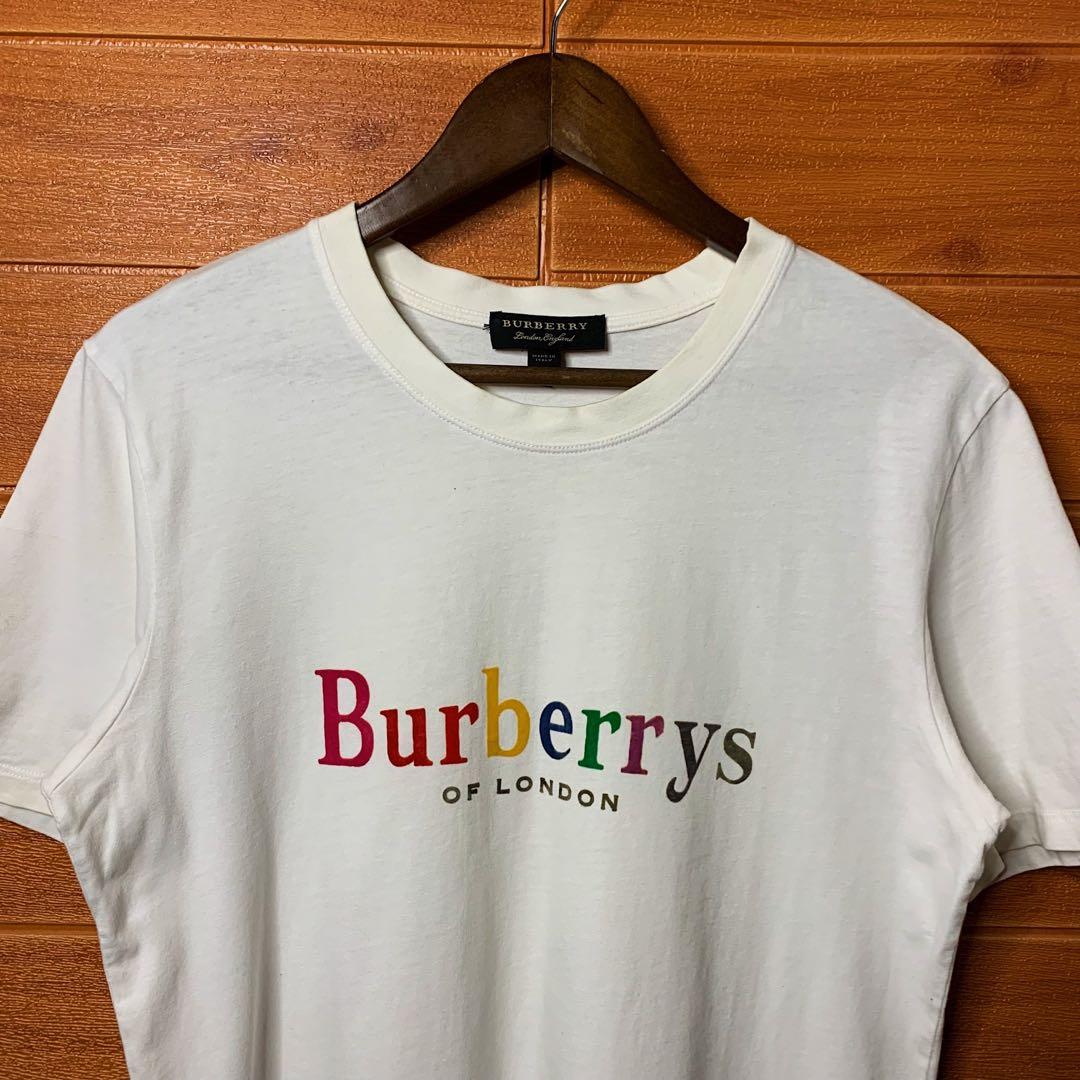 burberry rainbow font