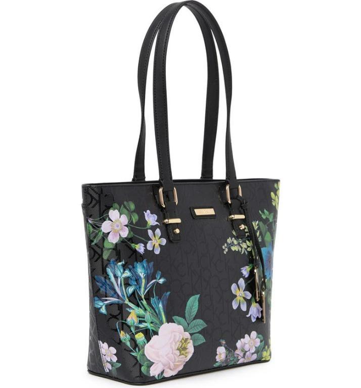 Calvin klein hot sale floral tote