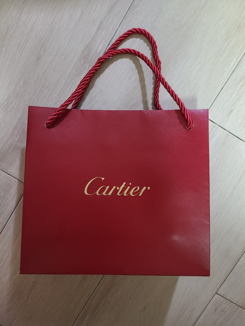 Cartier 紙袋, 名牌, 飾物及配件- Carousell