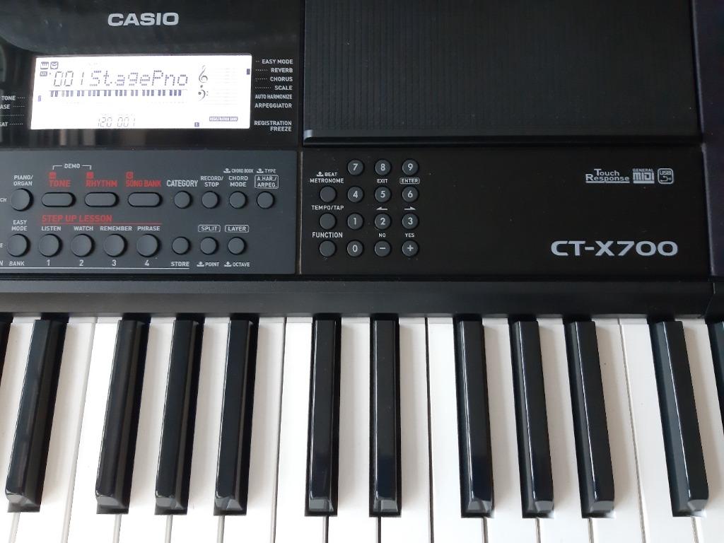 Casio Digital Keyboard CTX 700, Hobbies & Toys, Music & Media, Musical