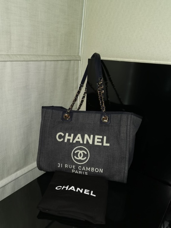 Chanel Deauville 31 Rue Cambon Tote Bag Authentic