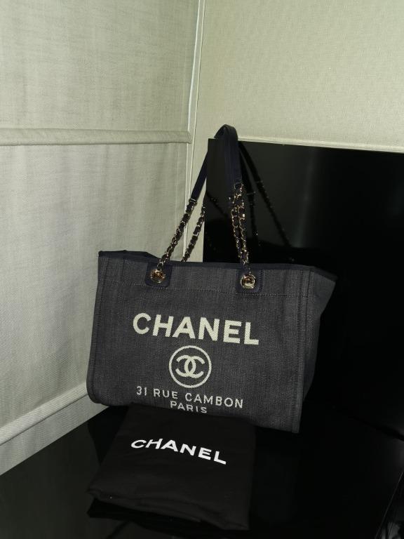 Chanel Deauville 31 Rue Cambon Tote Bag Authentic