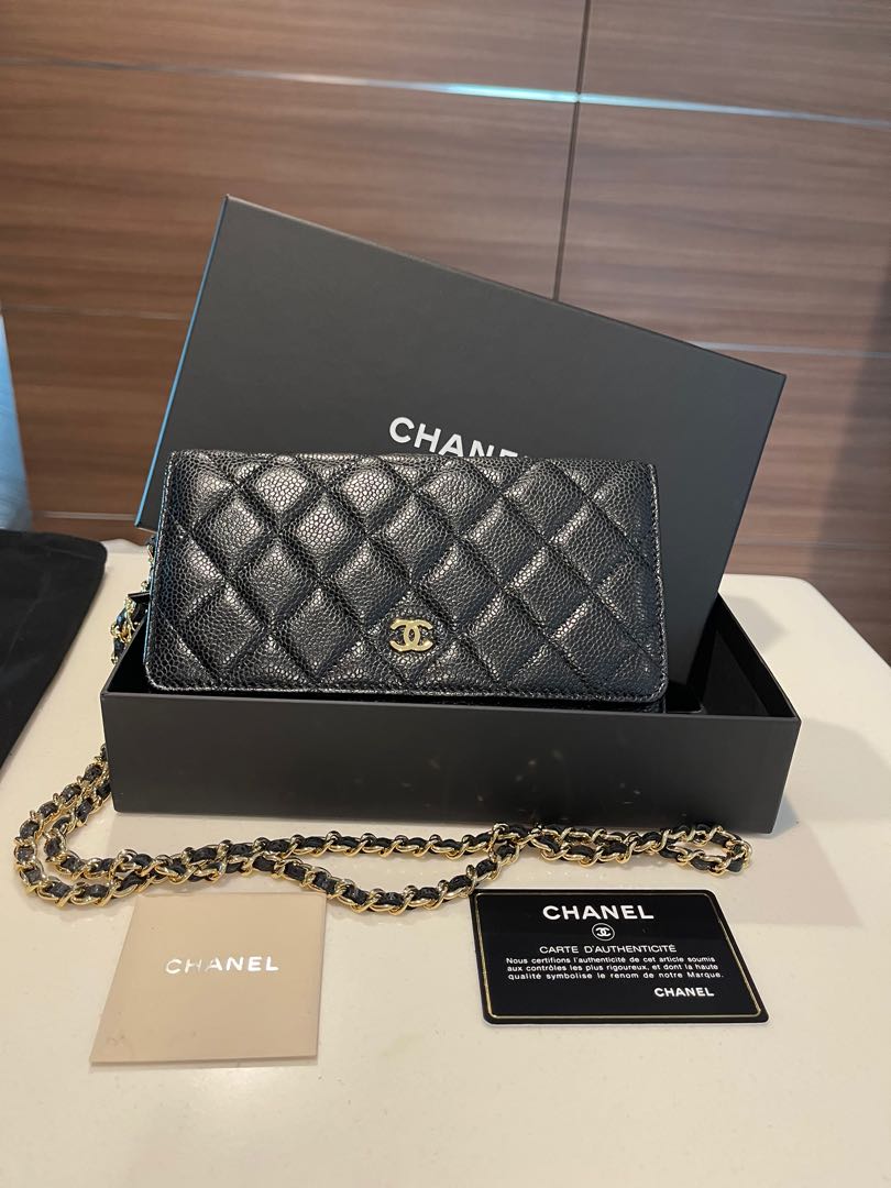 Wallet on chain on sale black