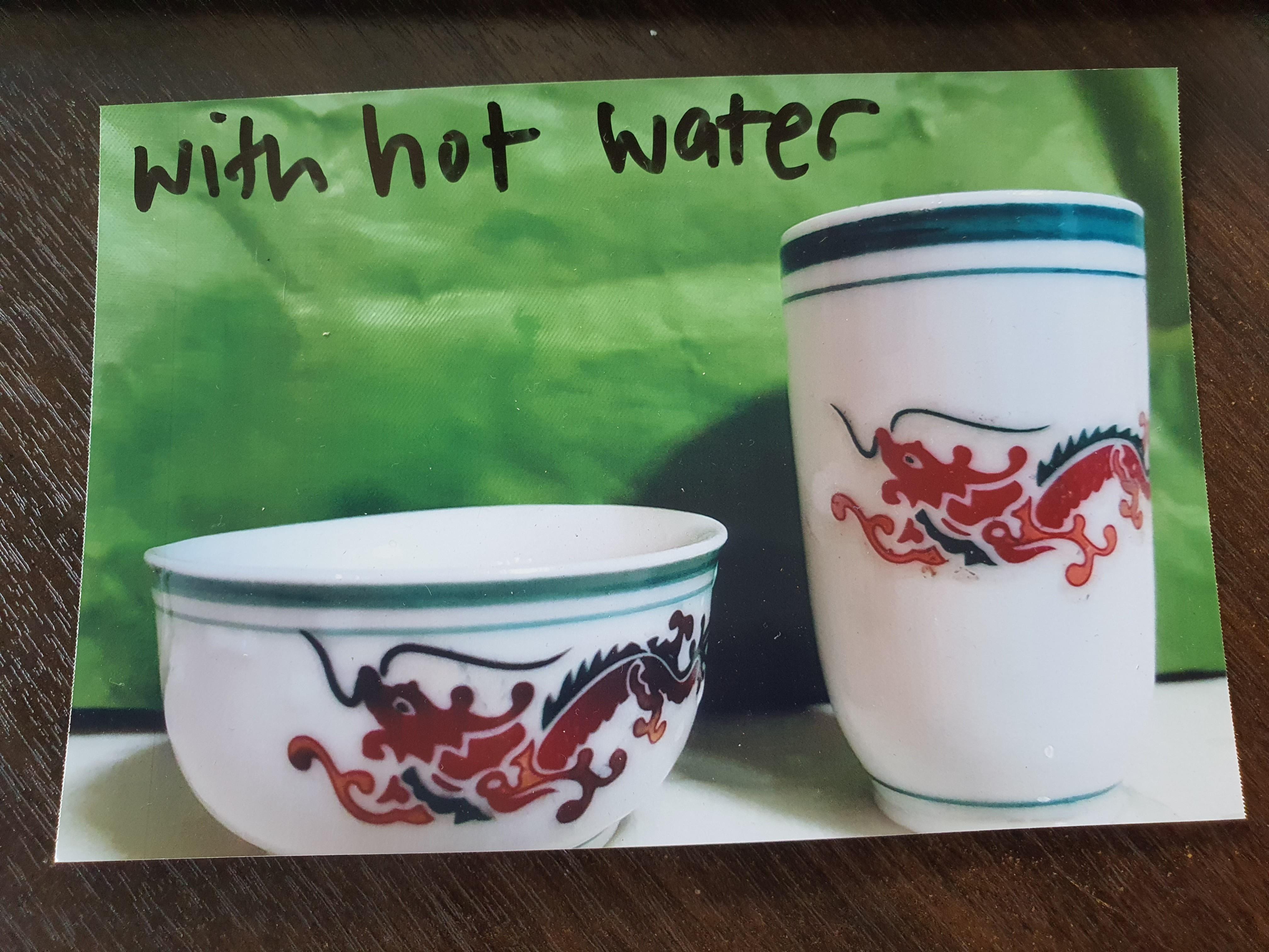 Antique Changing colour Dragon Chinese Tea Set, Furniture & Home Living