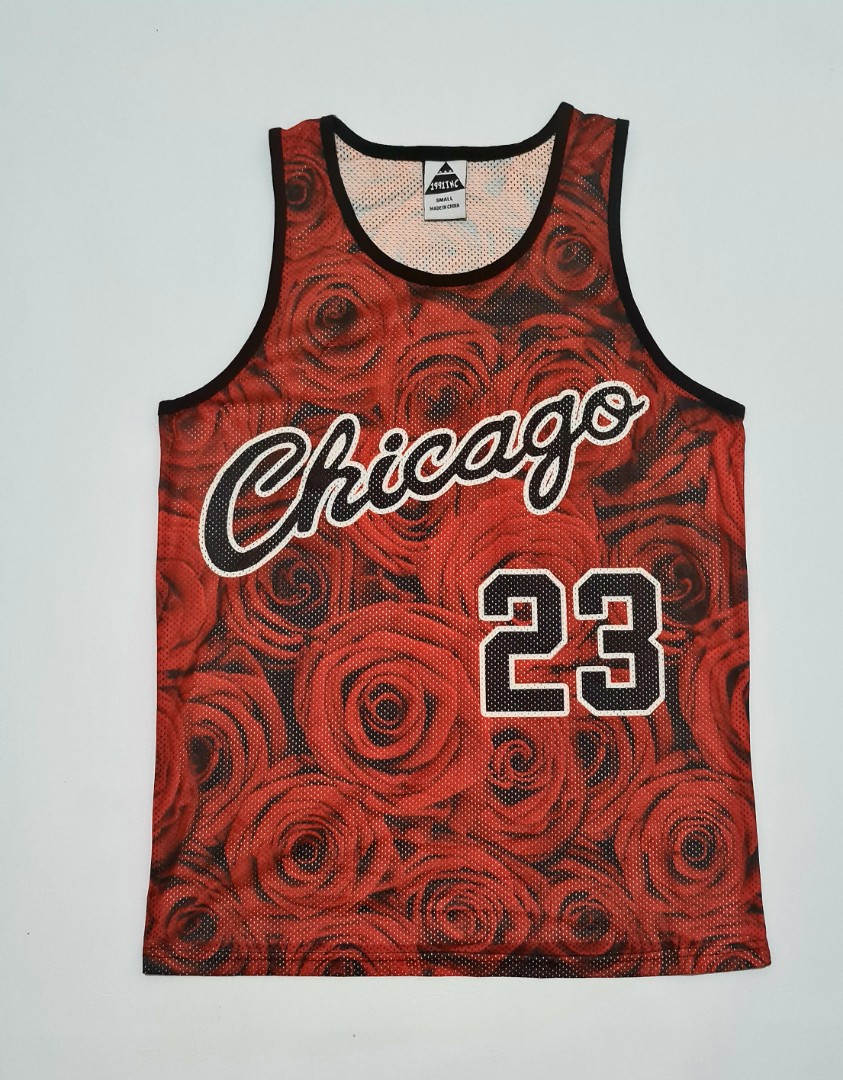 Chicago bulls floral discount jersey