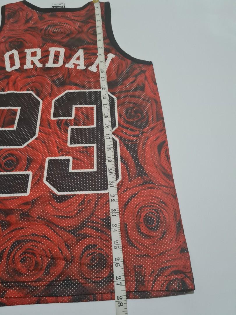 Chicago Bulls Jordan 23 Jersey Floral Men s Fashion Activewear