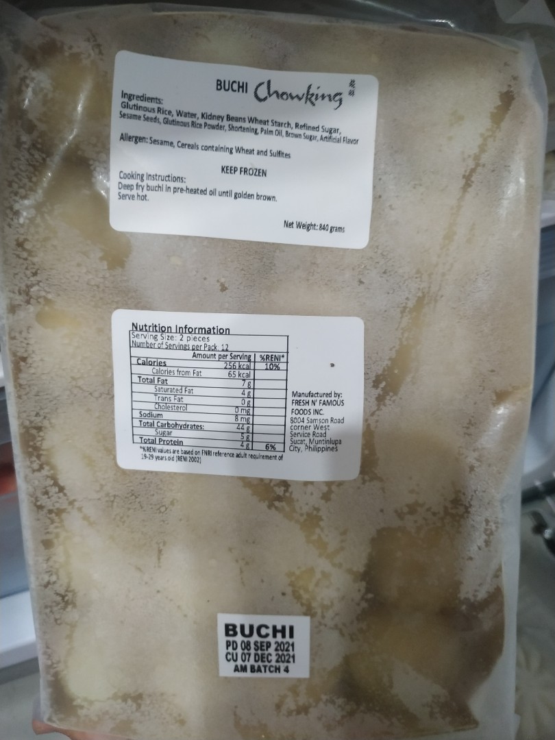 Chowking Ready To Cook, Food & Drinks, Chilled & Frozen Food on Carousell