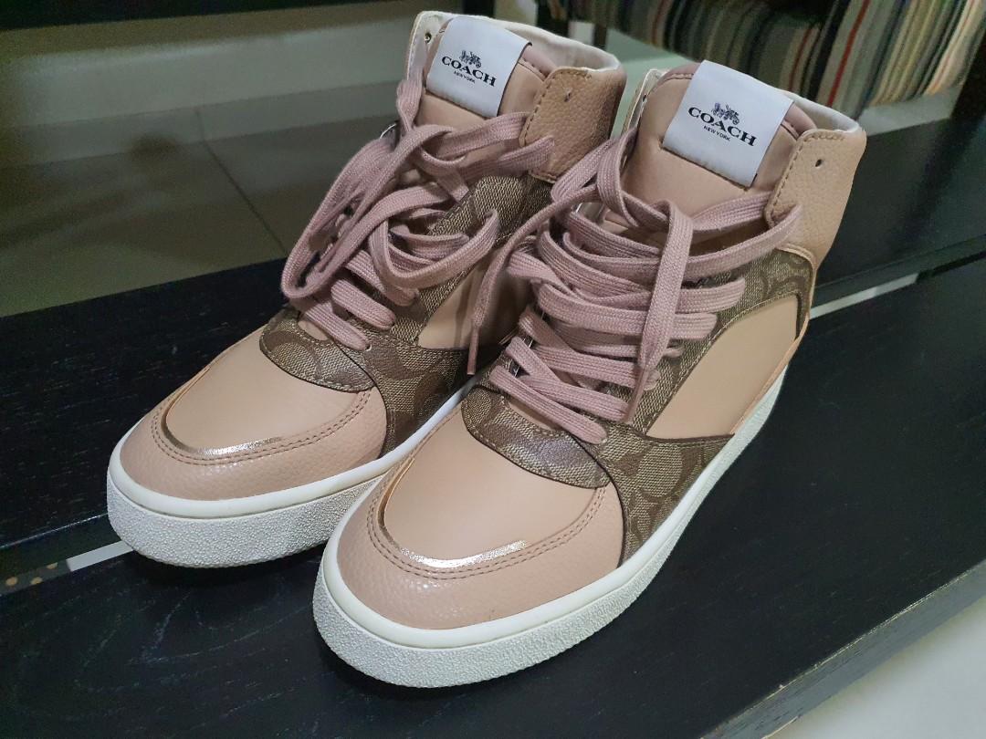 Women's coach high top sneakers 2025