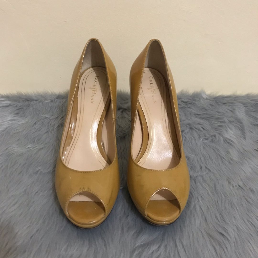 cole haan nike air patent leather pumps