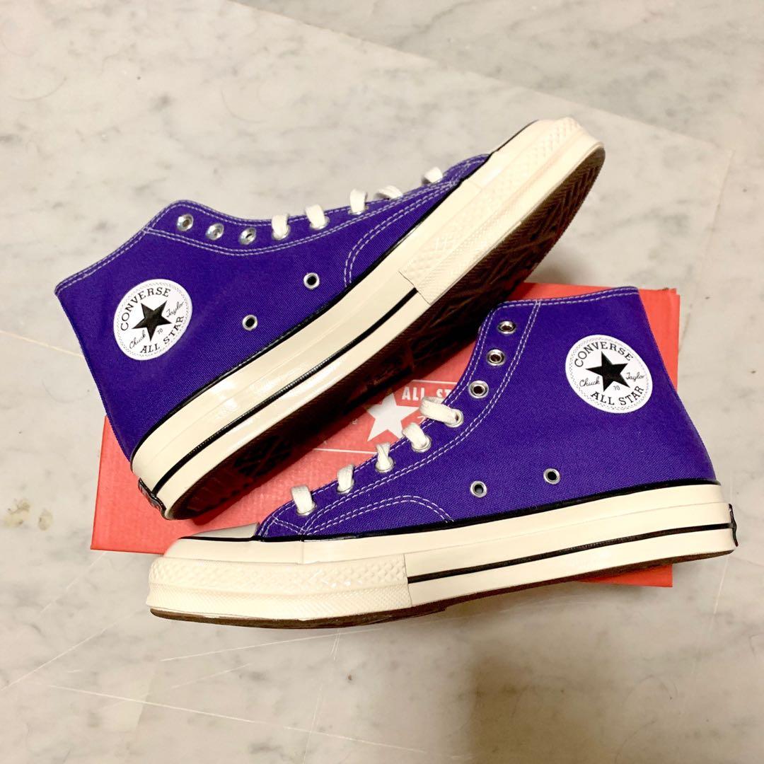 Purple chuck clearance taylors mens