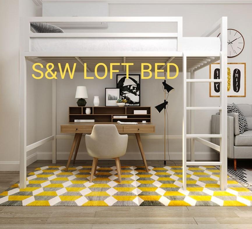 Customize HDB House loft bed /single/supper single /queen /king size