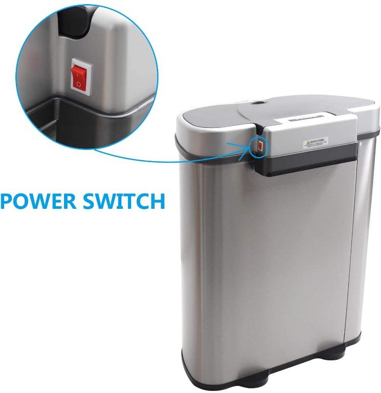 D4P Display4top Automatic Touchless Infrared Motion Kitchen Sensor Bin