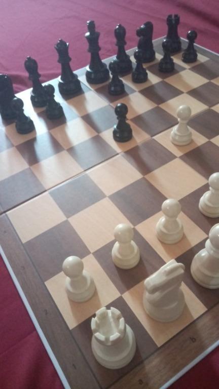 DGT Chess Set Starter Box Tournament size (Category: Board Games & Puzzles) located in Manila. Submitted by ariesmediamusicsports (Listing ID 1115148246, Image 2). Description: The Chess Starter Box Brown includes a double folded chess board, high quality weighted DGT Plastic Chess Pieces with King height 86mm. Pm for inquiries..