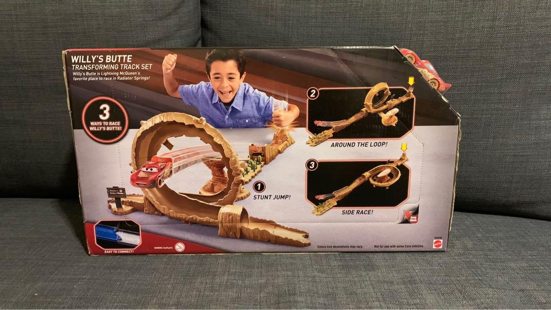 Cars 3 willy's clearance butte transforming track set