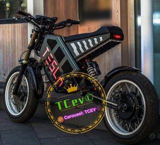 Tesla electric best sale bike 14000w