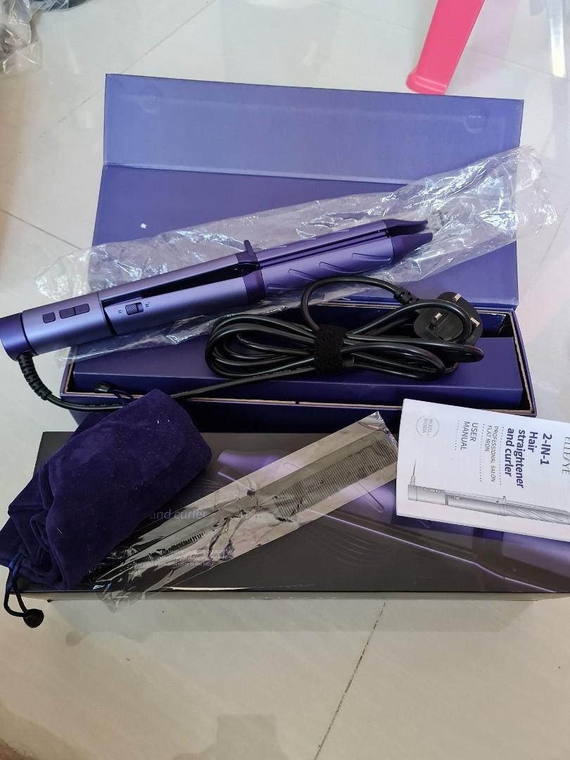 Ellesye 2 in 1 Hair straightener and curler Beauty Personal Care Hair on Carousell