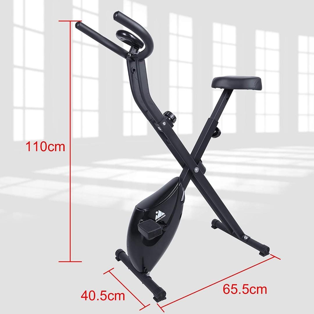 Clearance Sale EVOLAND Exercise Bike Fitness Bike with LCD