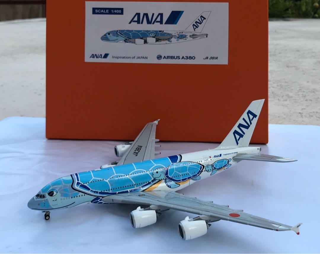 JC Wings 1:400 A380 ANA FLYING HONU 全日空海龜Lani JA381A (Without