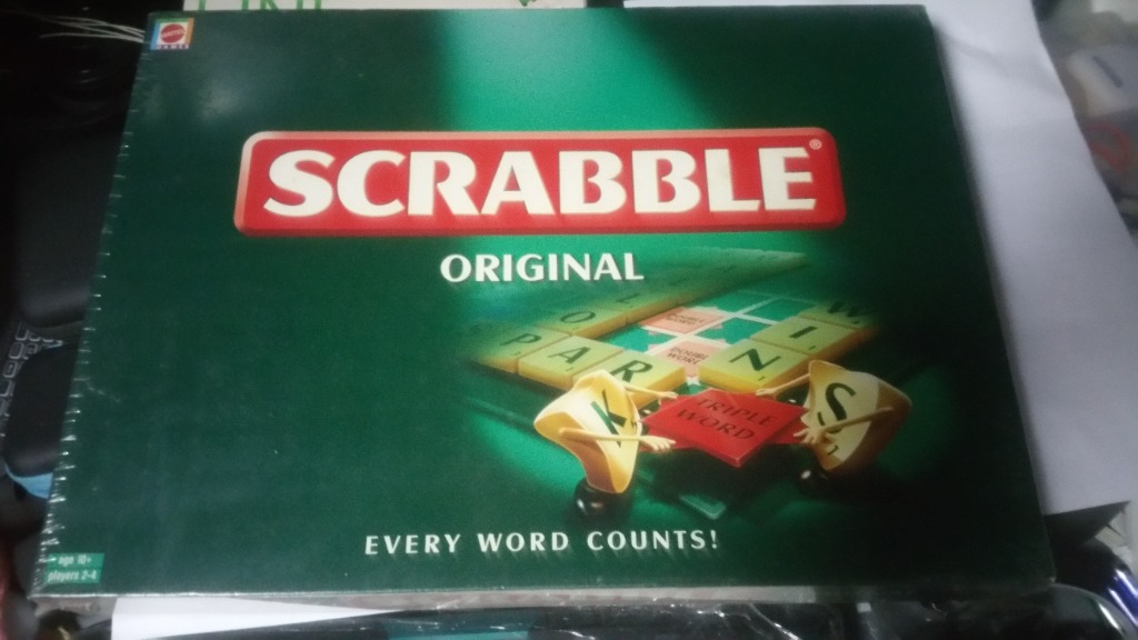 (fixed price, collect at 460405) mattel scrabble 20, parker/hasbro