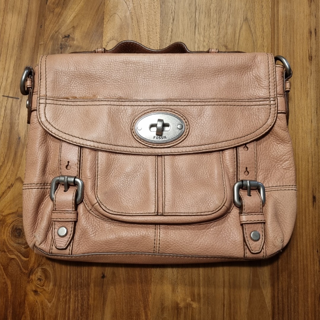 Fossil Maddox Long Live Vintage Brown Soft Leather Crossbody