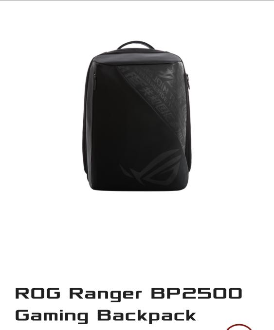 rog ranger bp2500 gaming backpack